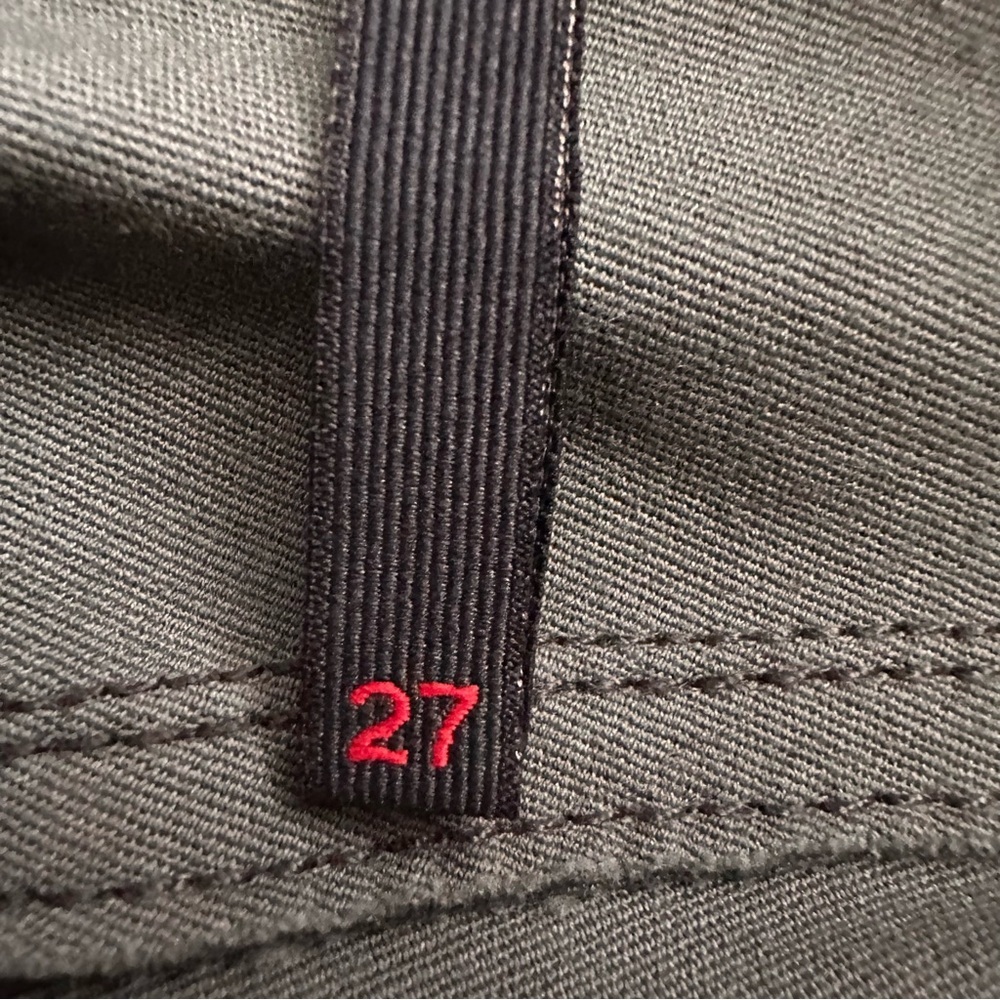 RtA Madrid Stretch Leather Skinny Pants Charcoal Gray Lambskin Zip Sz 27 - Picture 13 of 14